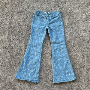Rock & Roll Cowgirl Blue Flared Jeans